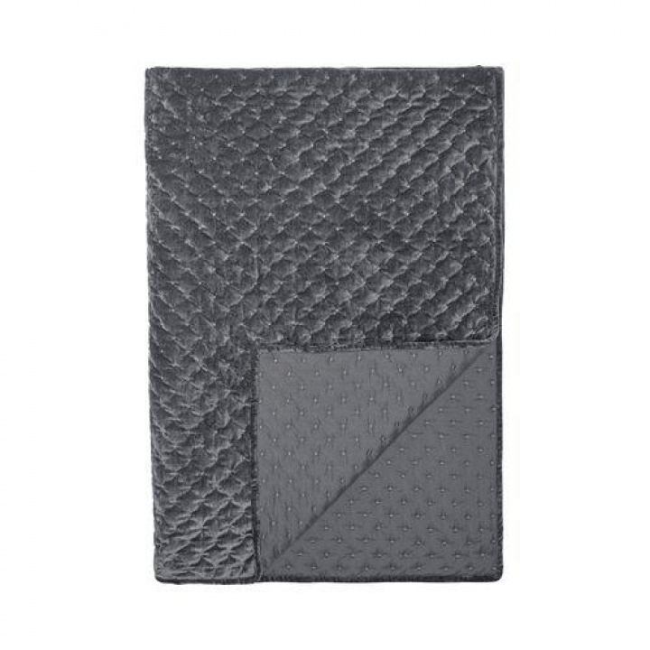 Cubrecama \'Cia\' 260x260 - Gris en el grupo Decoración / Textiles / Cubrecamas con Reforma (1026-94-010)