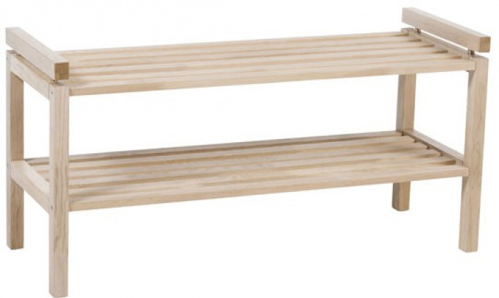 Zapatero \'Confetti\' 80cm - Pigmentado blanco en el grupo Muebles / Estantes y almacenamiento / Percheros y zapateros con Reforma (103732)