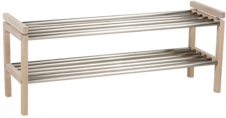 Zapatero \'Confetti\' 100cm - Metal/Pigmentado blanco en el grupo Muebles / Estantes y almacenamiento / Percheros y zapateros con Reforma (103733)