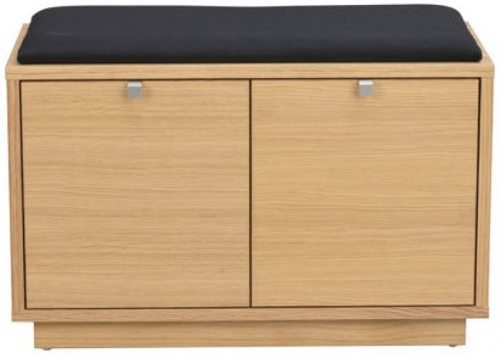 Banco \'Confetti\' 70cm - Roble/Negro en el grupo Muebles / Muebles para sentarse / Bancos con Reforma (103753)