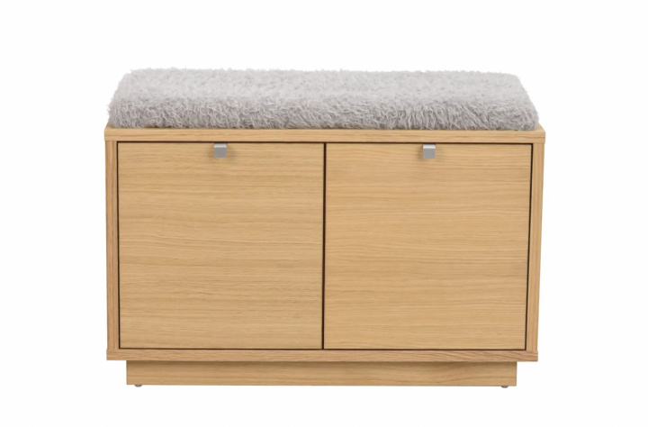 Banco \'Confetti\' 70cm - Roble/Gris claro en el grupo Muebles / Muebles para sentarse / Bancos con Reforma (103754)