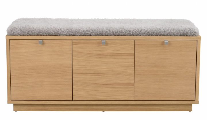 Banco \'Confetti\' 106cm - Roble/Gris claro en el grupo Muebles / Muebles para sentarse / Bancos con Reforma (103762)