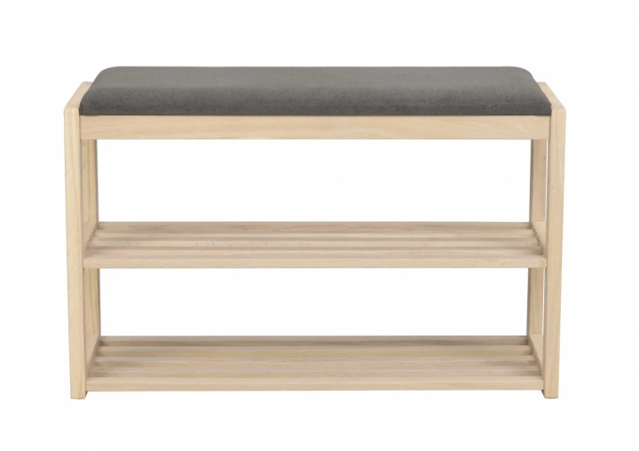 Zapatero \'Confetti\' - Pigmentado blanco/Gris oscuro en el grupo Muebles / Estantes y almacenamiento / Percheros y zapateros con Reforma (103822)