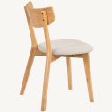 Silla \'Saba\'- Roble/Blanco