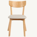 Silla \'Saba\'- Roble/Blanco