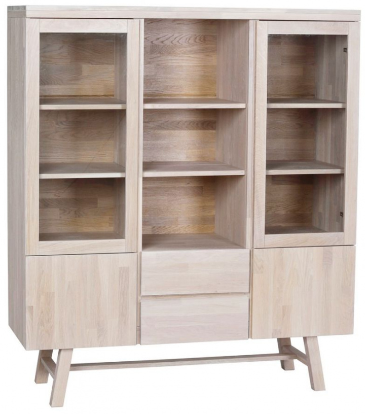 Armario \'Brooklyn\' - Blanqueado/Roble en el grupo Muebles / Estantes y almacenamiento / Armarios y aparadores con Reforma (108565)