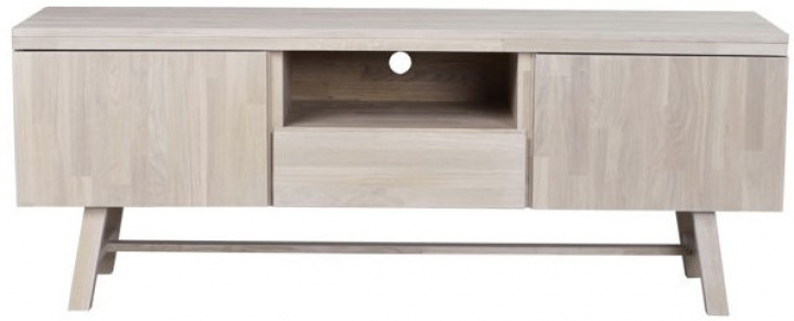 Mueble de TV \'Brooklyn\' - Blanqueado en el grupo Muebles / Estantes y almacenamiento / Mesas de TV con Reforma (108585)