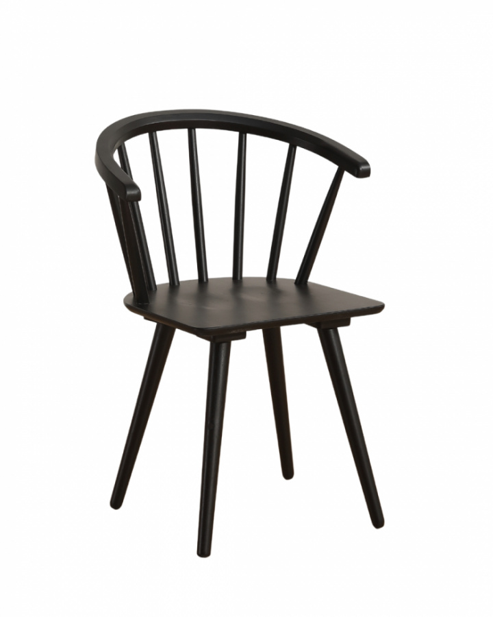 Silla \'Astrid\'- Negro en el grupo Muebles / Muebles para sentarse / Sillas con Reforma (1091-black)