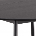 Mesa de comedor \'Roxby\' Redonda 120x76cm - Negro
