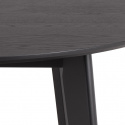 Mesa de comedor \'Roxby\' Redonda 120x76cm - Negro