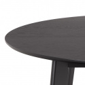 Mesa de comedor \'Roxby\' Redonda 120x76cm - Negro