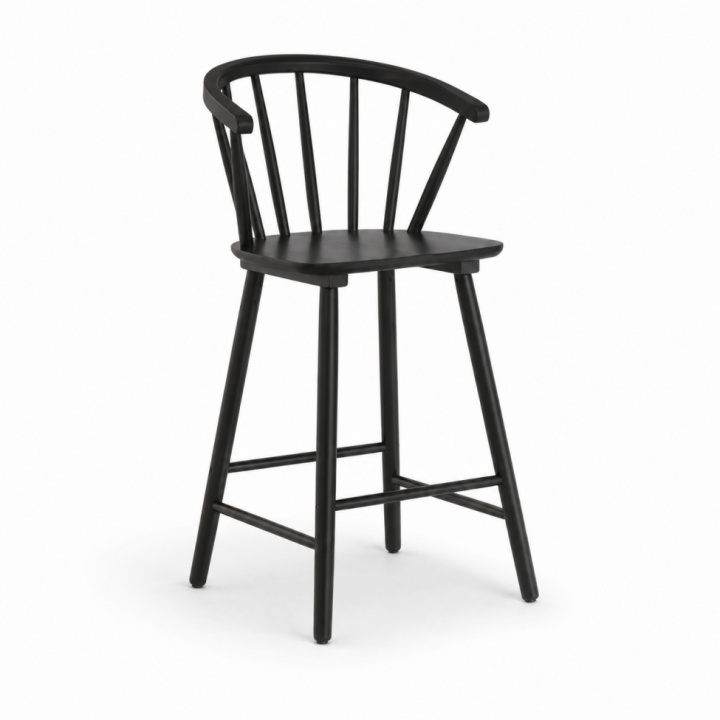 Taburete \'Astrid\' - Negro en el grupo Muebles / Muebles para sentarse / Taburetes de bar con Reforma (1092B-black)