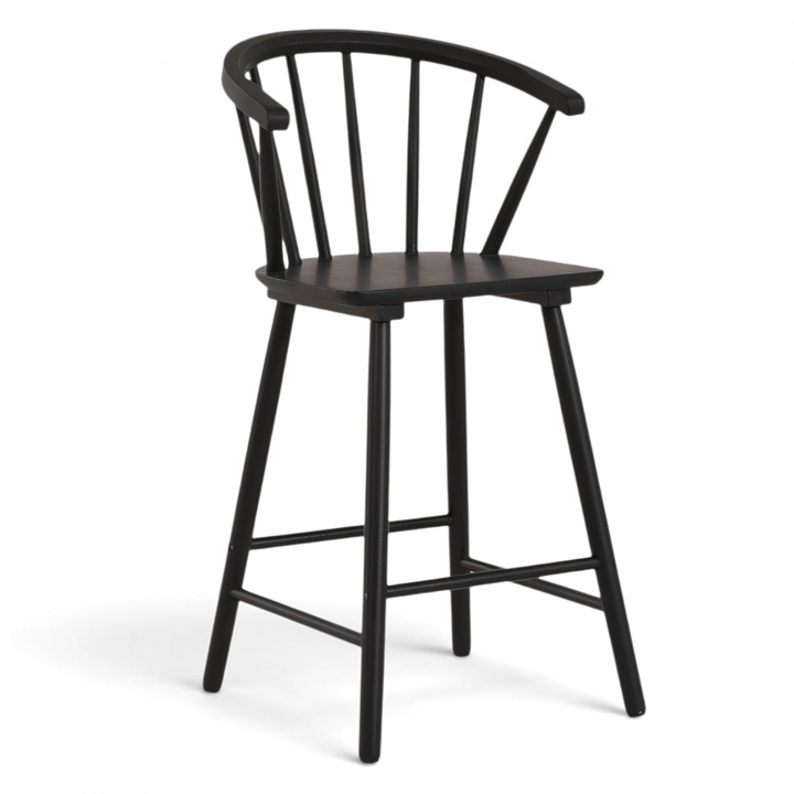 Taburete \'Astrid\' - Negro en el grupo Muebles / Muebles para sentarse / Taburetes de bar con Reforma (1092B-black)