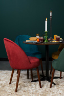Silla de comedor \'Glad\' - Terciopelo/Verde