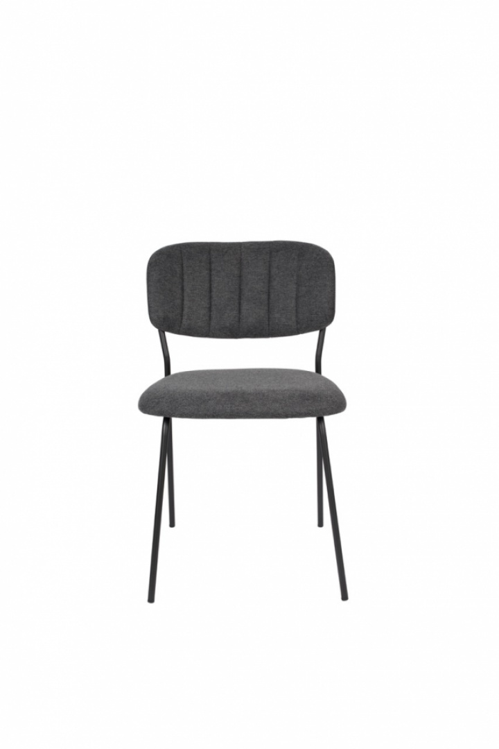 Silla \'Jolien\' - Negro/Gris Oscuro en el grupo Habitaciones / Cocina con Reforma (1100432)