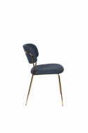 Silla \'Jolien\' - Azul/Oro