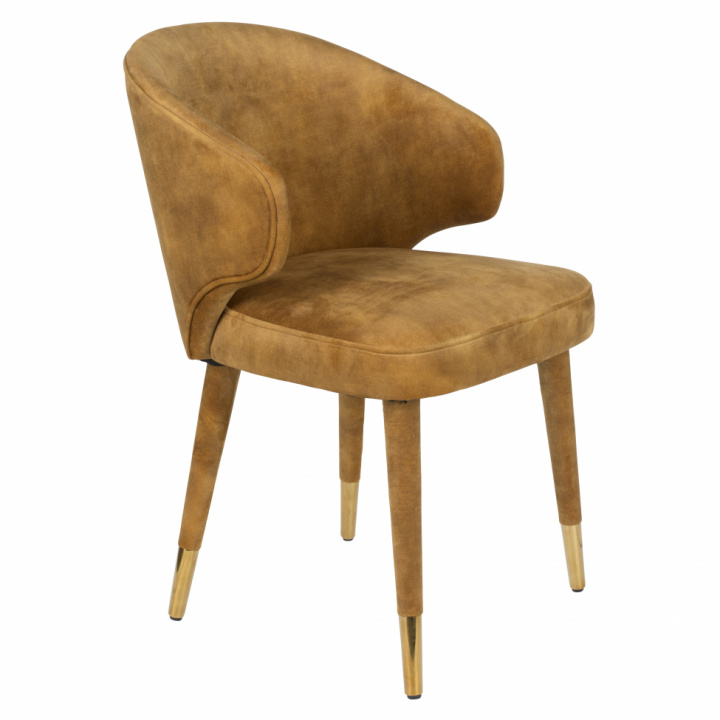 Silla \'Lunar\' Terciopelo - Cobre en el grupo Muebles / Muebles para sentarse / Sillas con Reforma (1100459)
