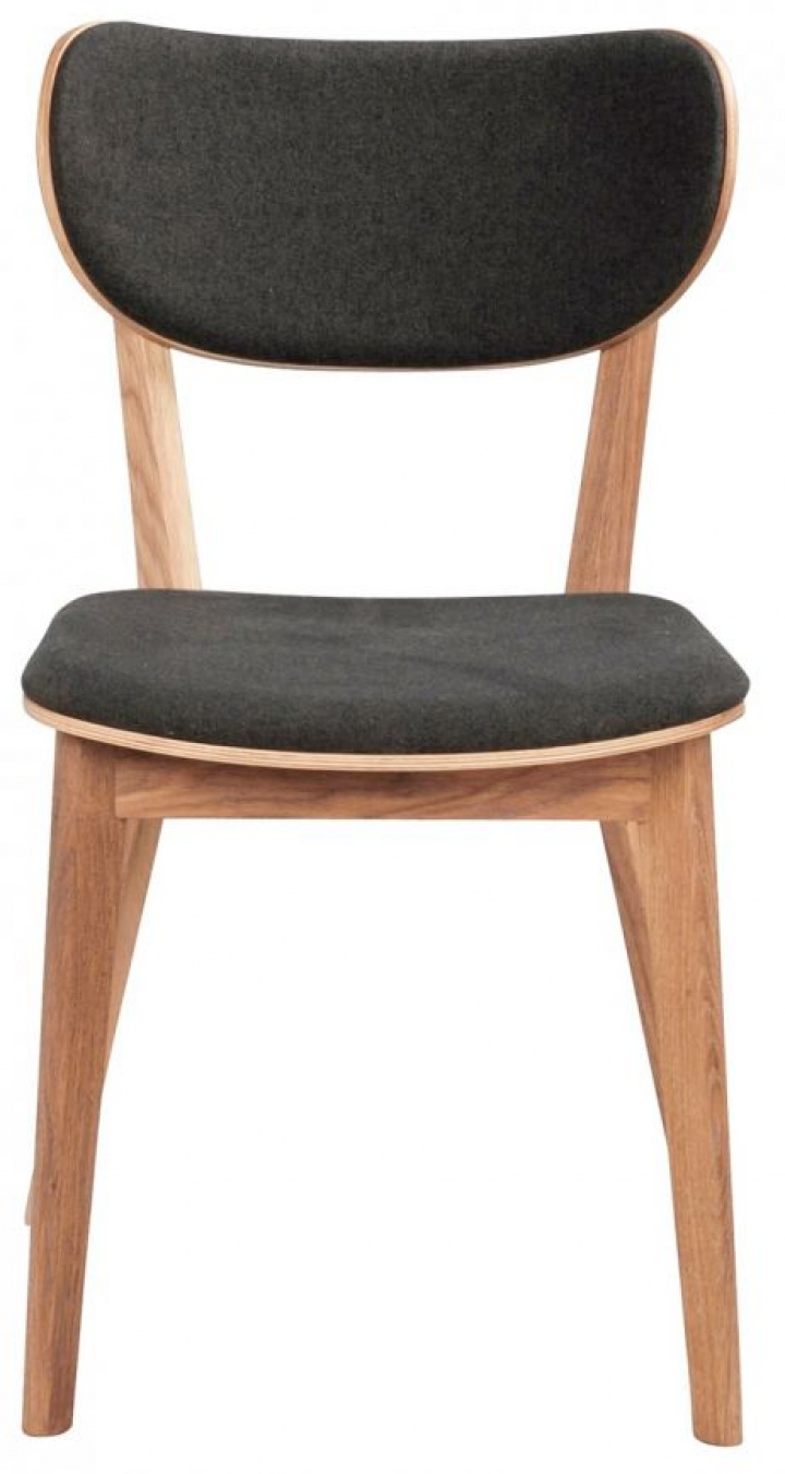 Silla - \'Kato\' - Roble/Gris oscuro en el grupo Muebles / Muebles para sentarse / Sillas con Reforma (113036)