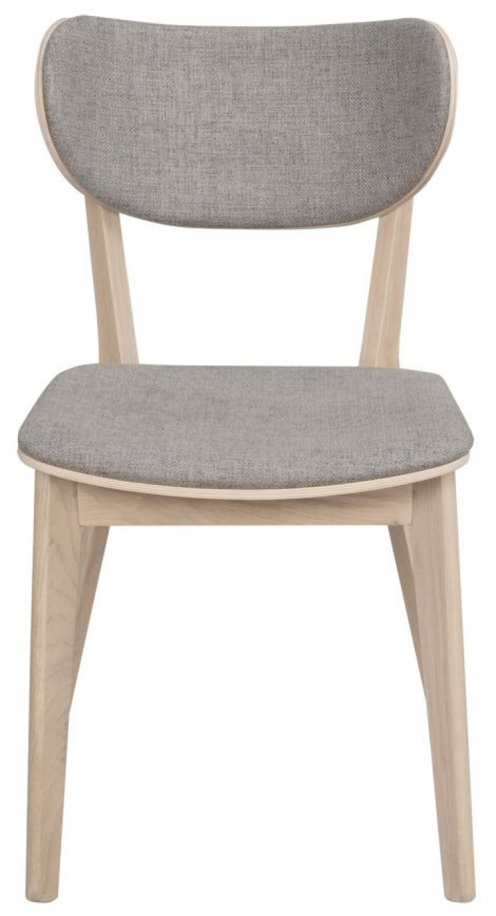 Silla - \'Kato\' - Gris claro/Blanco pigmentado en el grupo Muebles / Muebles para sentarse / Sillas con Reforma (113038)