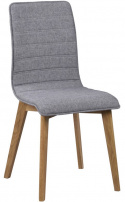Silla \'Gracy\' - Gris claro/Roble
