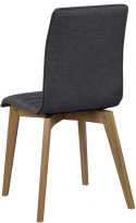 Silla \'Gracy\' - Gris oscuro/Roble