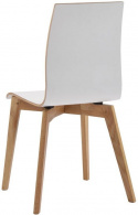 Silla \'Gracy\' - Blanco/Roble