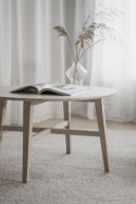Mesa de centro \'Filippa\' Redonda 90cm - Roble blanqueado