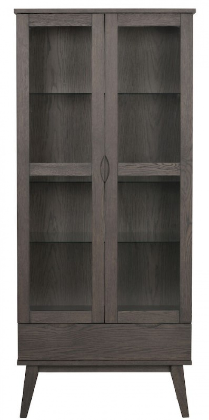 Vitrina \'Filippa\' - Marrón oscuro en el grupo Muebles / Estantes y almacenamiento / Armarios y aparadores con Reforma (117943)