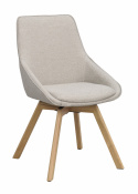 Silla \'Alison\' - Beige/roble