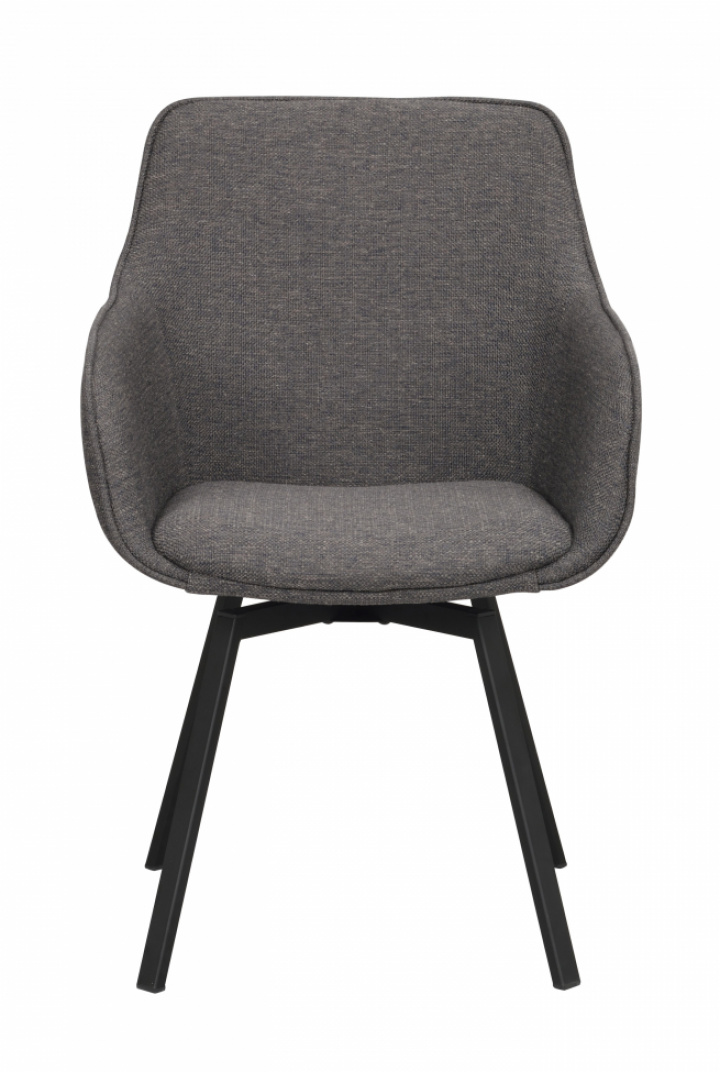 Silla con brazos \'Alison\' - Gris/negro en el grupo Habitaciones con Reforma (118079)