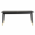 Mesa de comedor \'Fenwood\' - Negro 180x90cm