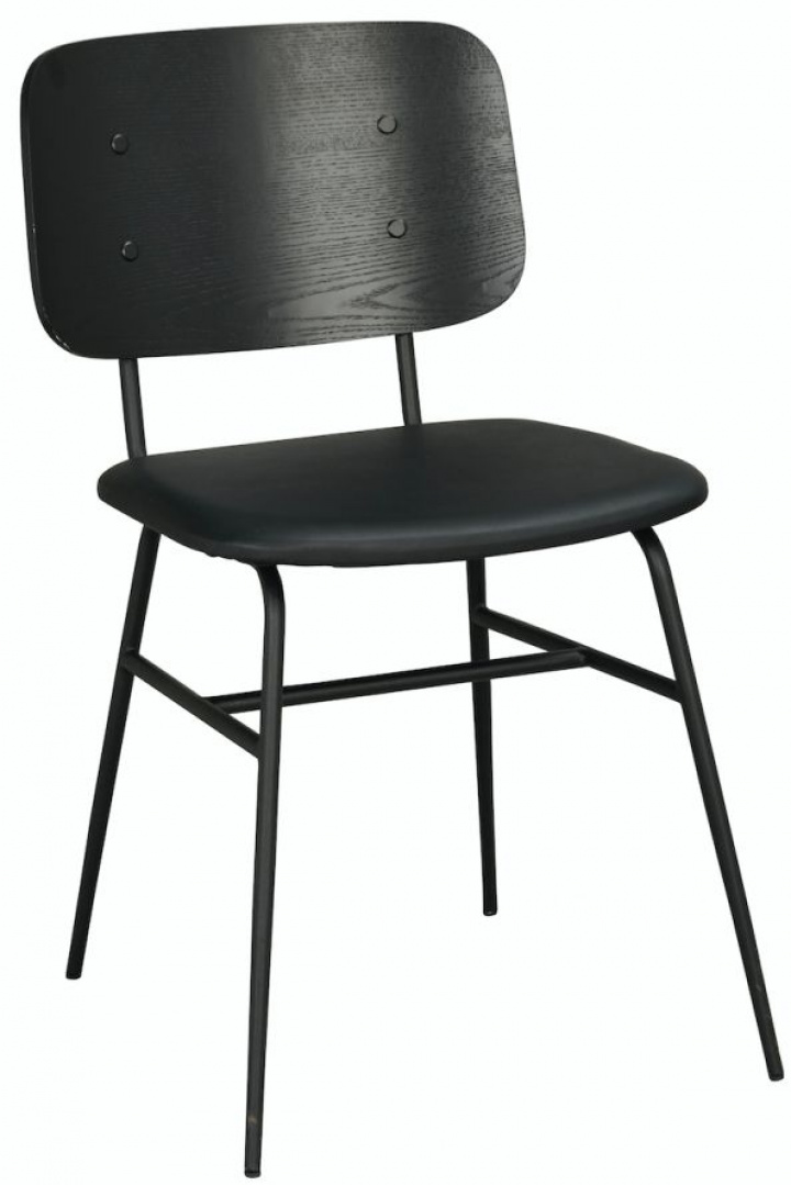 Silla \'Brent\' - Negra en el grupo Muebles / Muebles para sentarse / Sillas con Reforma (118982)