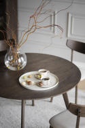 Mesa de comedor redonda \'Yumi\' 115cm - Marrón