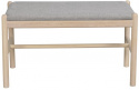 Banco \'Milford\' - Pigmentado blanco/Gris