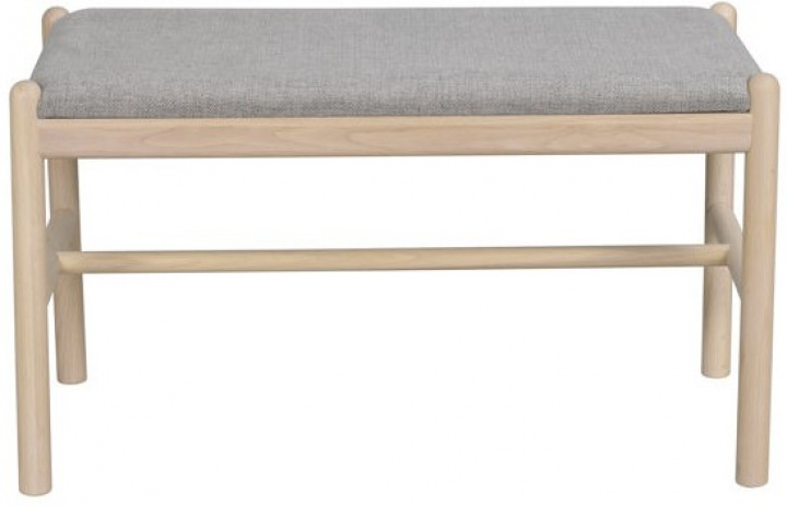 Banco \'Milford\' - Pigmentado blanco/Gris en el grupo Muebles / Muebles para sentarse / Bancos con Reforma (119526)