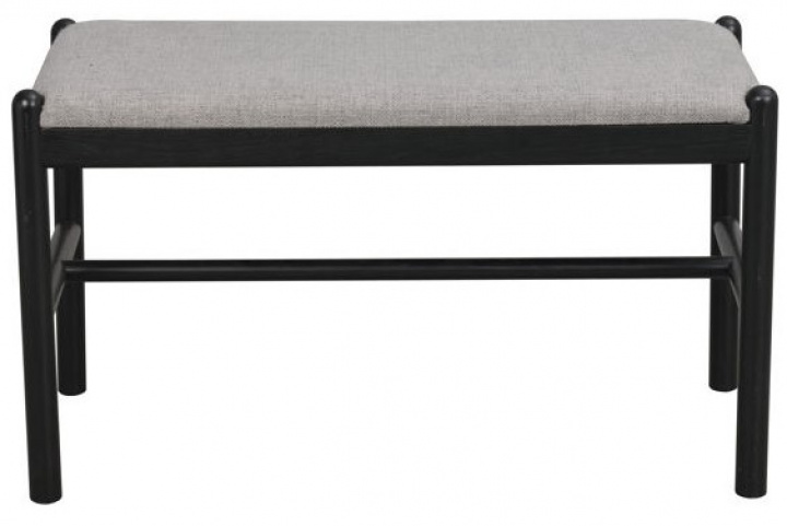 Banco \'Milford\' - Negro/Gris en el grupo Muebles / Muebles para sentarse / Bancos con Reforma (119546)