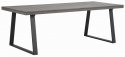 Mesa \'Brooklyn\' 220x95cm - Marrón oscuro/Pata en U
