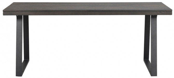 Mesa de comedor \'Brooklyn\' 170x95cm - Marrón oscuro/U-pata en el grupo Muebles / Mesas / Mesa de comedor con Reforma (119834)