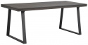 Mesa de comedor \'Brooklyn\' 170x95cm - Marrón oscuro/U-pata