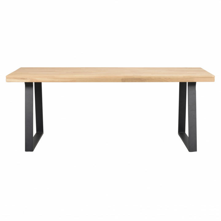 Mesa de comedor \'Brooklyn\' 170x95cm - Natural/Negro en el grupo Muebles / Mesas / Mesa de comedor con Reforma (119836)