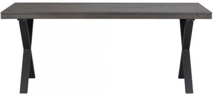 Mesa de comedor \'Brooklyn\' 170x95cm - Marrón oscuro/X-pata en el grupo Habitaciones con Reforma (119837)