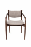 Silla \'Torrance\' Con reposabrazos - Beige/Marrón