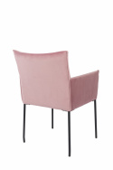 Sillón \'Dion\' - Terciopelo/Rosa