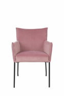 Sillón \'Dion\' - Terciopelo/Rosa