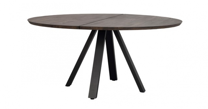 Mesa de comedor \'Carradale\' Redonda 150cm - Marrón/P-pata en el grupo Muebles / Mesas / Mesas de comedor redondas con Reforma (120323)