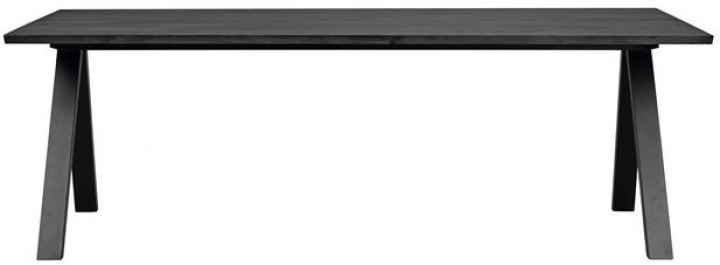 Mesa de comedor \'Carradale\' 220x100cm - Negra/P-pata en el grupo Muebles / Mesas / Mesa de comedor con Reforma (120326)