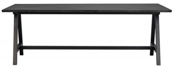 Mesa de comedor \'Carradale\' 220x100cm - Negro/A-pata en el grupo Muebles / Mesas / Mesa de comedor con Reforma (120327)