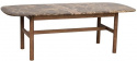 Mesa de centro \'Hammond\' 135x62cm - Marrón/Mármol