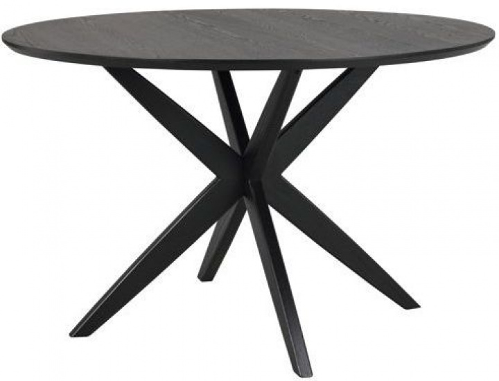 Mesa de comedor \'Calverton\' Redonda 120cm - Negro en el grupo Habitaciones con Reforma (120658)