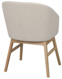 Silla con brazos \'Windham\' - Beige/Roble
